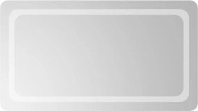 vidaXL Καθρέφτης Μπάνιου με LED 50x90 εκ.