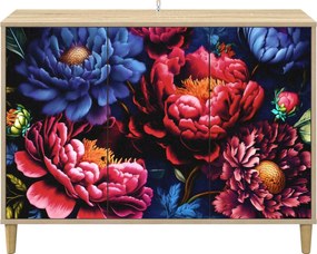 vidaXL Πλαϊνό γραφείο KIEL Sonoma 102 x 33 x 75 εκ. Επεξεργασμένο Ξύλο