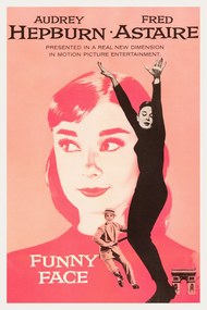 Εκτύπωση έργου τέχνης Funny Face / Audrey Hepburn & Fred Astaire (Retro Movie), (26.7 x 40 cm)