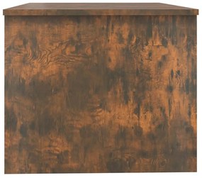 vidaXL Τραπεζάκι Σαλονιού Καπνιστή Δρυς 80x50x42,5εκ. Επεξεργασμ. Ξύλο