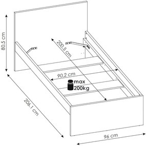 Κρεβάτι Larsen-Mple
