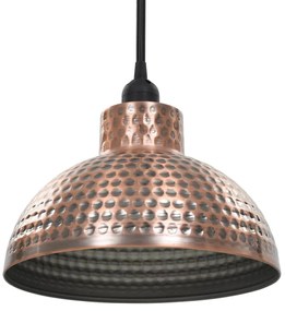 vidaXL Φωτιστικά Οροφής Ημισφαιρικά 2 τεμ. Χάλκινο Χρώμα