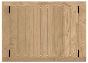 vidaXL Τραπέζι Βοηθητικό Μπάνιου 50 x 35 x 45 εκ. από Μασίφ Ξύλο Teak