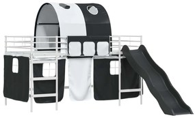 vidaXL Λευκό και Μαύρο 99,5 x 200 εκ.