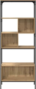 vidaXL Βιβλιοθήκη 7 επιπέδων 76 x 33 x 188,5 εκ Επεξεργασμένο ξύλο