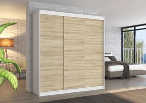 Ντουλάπα Stalion 200 συρόμενη-Leuko Fusiko