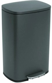 Σκουπίδια μπορεί να Kitchen Move Γκρι Ανοξείδωτο ατσάλι 50 L