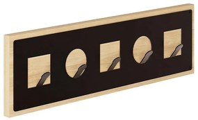 Κρεμάστρα Τοίχου Icon 0234826 54,4x2x16cm Sapphire Oak - Black Μελαμίνη,Μέταλλο