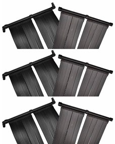 vidaXL Θερμαντικά Πισίνας Ηλιακά 6 τεμ. 80 x 620 εκ.