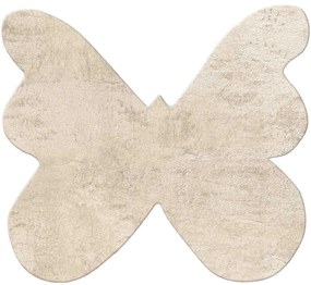 Παιδικό Χαλί FEATHERY BEIGE BUTTERFLY 160 x 160 εκ.