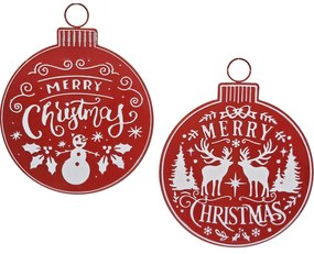 Χριστουγεννιάτικη Διακόσμηση Στρογγυλή Φ57x72cm Σε 2 Σχέδια