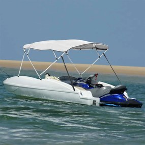vidaXL Τέντα Σκάφους με 4 Αψίδες Τοιχώματα 243x(185-198)x137 εκ.