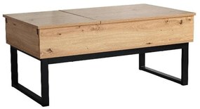 Τραπεζάκι Σαλονιού 0033-223-007 109x55x46cm Oak-Black