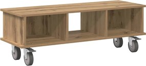 vidaXL Βάση TV Artisan Oak 100 x 35 x 35 εκ Επεξεργασμένο ξύλο