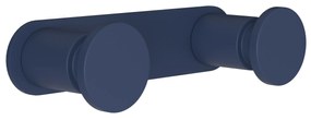 Κρεμάστρα Τοίχου 2 Θέσεων Ανοξείδωτη Matt Navy Blue Pam &amp; Co 12x3,5x2,5εκ. 70-203