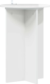 vidaXL Βάση φυτών 2 pcs Γυαλιστερό Λευκό Ø40 x 60 εκ.