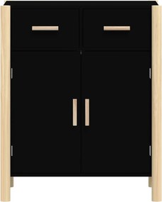 vidaXL Ντουλάπι Μαύρο 62 x 38 x 75 εκ. από Επεξεργασμένο Ξύλο