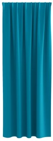 vidaXL Κουρτίνες με κουρτίνες 2 pcs Τιρκουάζ 225 x 140 εκ. Πολυεστέρας