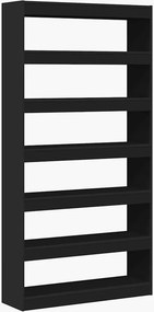 vidaXL Βιβλιοθήκη 6 επίπεδα 100 x 30 x 198 εκ. Επεξεργασμένο Ξύλο