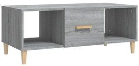 vidaXL Τραπεζάκι Σαλονιού Γκρι Sonoma 102x50x40 εκ. Επεξεργασμένο Ξύλο