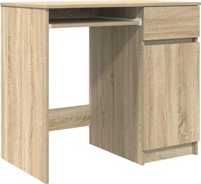 vidaXL Γραφείο Sonoma Δρυς 86x49x76 εκ. από Επεξεργασμένο Ξύλο