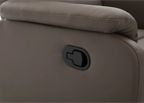 Πολυθρόνα Ανακλινόμενη ArteLibre TALITHA Καφέ PU 79x97x101cm