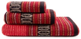 Πετσέτα Roccaraso Red Bassetti Body 70x140cm 100% Cotton