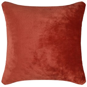 Βελουτέ Διακοσμητική Μαξιλαροθήκη (40x40) S-F Doudou Terracotta C05792030H