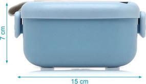 Φαγητοδοχείο & Κουτάλι (Σετ) 750ml Kiokids Blue 3536