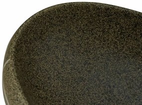 vidaXL Νιπτήρας Οβάλ Πολύχρωμος 59 x 40 x 15 εκ. Κεραμικός