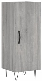 vidaXL Μπουφές Sonoma Γκρι 34,5 x 34 x 180 εκ. από Επεξεργασμένο Ξύλο