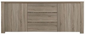 Μπουφές Kalya pakoworld σε sonoma απόχρωση 220x49x89.5εκ