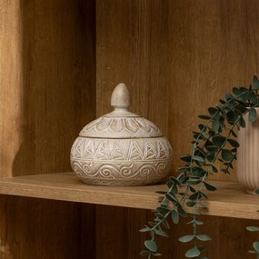 Διακοσμητικό Βάζο Με Καπάκι (Φ15.5x14.5) A-S Oriental 206241