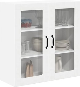 vidaXL Ραφιέρα τοίχου LUCCA Λευκό 80 x 31 x 80 εκ. Επεξεργασμένο Ξύλο