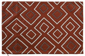 Κάλυψη μαξιλαριού DKD Home Decor 60 x 1 x 40 cm τερακότα Γεωμετρική