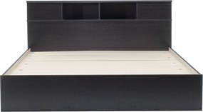 Κρεβάτι διπλό OLYMPUS pakoworld σε χρώμα wenge 160x200εκ