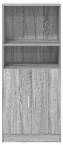 Ντουλάπι Κουζίνας Γκρι sonoma 57x41,5x131,5 εκ. Επεξεργ. Ξύλο - Γκρι