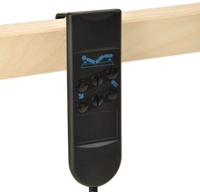 vidaXL Στιβαρό Κρεβάτι με Σλάντα Καφέ 70 x 190 cm Στερεό Ξύλο Μηλιάς