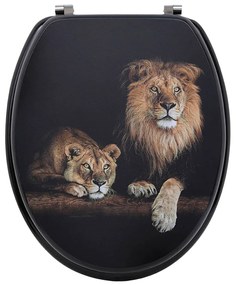 Κάλυμμα Λεκάνης Καπάκι WC MDF Lions 37x46cm San Lorentzo 7326