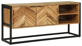 vidaXL Ντουλάπι TV Καφέ 110 x 30 x 50 εκ Μασίφ ξύλο ακακίας