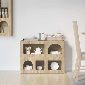 vidaXL Πλαϊνό γραφείο ELST Δρύς Sonoma 80.5 x 35 x 59 εκ.