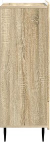 vidaXL Πλαϊνό γραφείο Sonoma Δρυς 66 x 34,5 x 97 εκ.