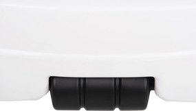 ΠΛΑΣΤΙΚΗ ΒΑΣΗ ΟΜΠΡΕΛΑΣ ΜΕ ΡΟΔΑ SOLBAS HM6113.01 ΛΕΥΚΗ- ΚΟΝΤΑΡΙ 33/50mm 46,5x23,5Υ