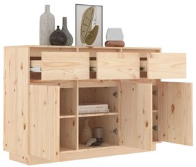 vidaXL Μπουφές 110 x 34 x 75 εκ. από Μασίφ Ξύλο Πεύκου