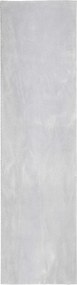 vidaXL Χαλί HUARTE Γκρι 80 x 750 cm 100% Πολυεστέρας Επίπεδος