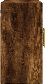 vidaXL Ντουλάπι Τοίχου Καπνιστή Δρυς 60x31x60 εκ. Επεξεργασμένο Ξύλο