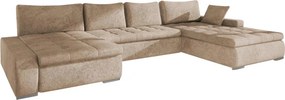 Γωνιακός καναπές Caro-Μπεζ