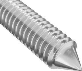 vidaXL Βίδες επίπλων 12 pcs Ασημί M6 x 85 χιλ. Ατσάλι