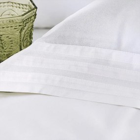 Κουβερλί-Σεντόνια Σετ Klelia Λευκό 7τμχ. Ρυθμός Queen Size Microfiber