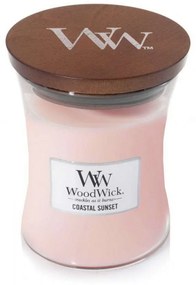 Κερί Αρωματικό Σε Βάζο Coastal Sunset 92049E 9,9x9,9x11,4cm Pink WoodWick Wax